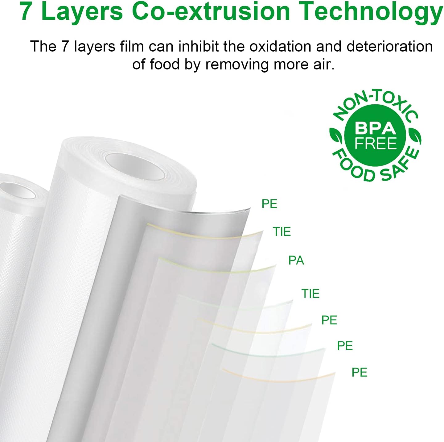 Gokilife Vacuum Sealer Bags Rolls - 2 Rolls 28 x 600 cm Sous Vide Bags, BPA Free, Durable Commercial Customized Size Food Bags for Food Storage and Sous Vide Cooking - Image 5