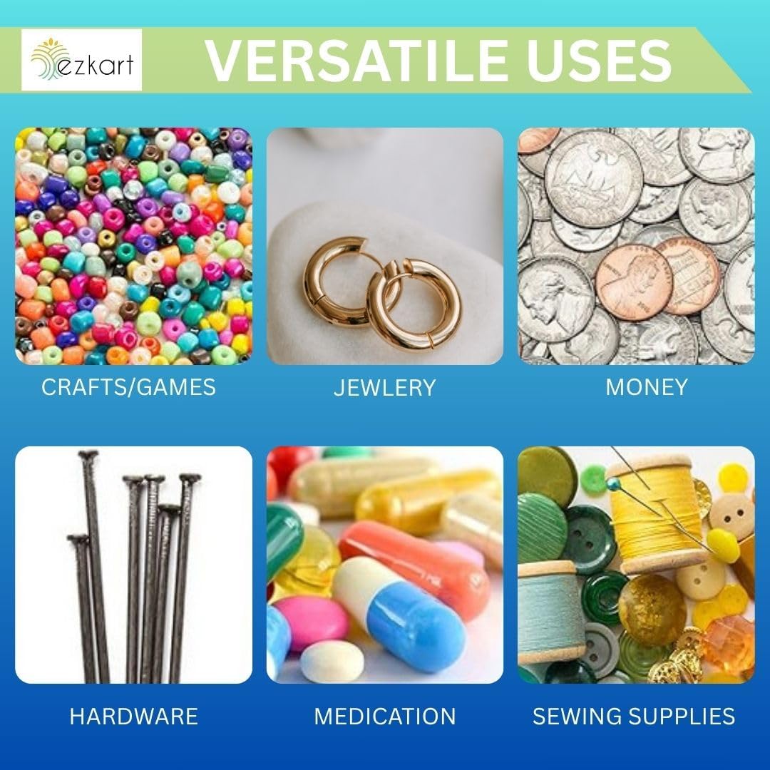 ezkart| 100x Strong Resealable Zip Lock Bags | Reusable Clear Plastic Bags | Ideal for Food Storage Jewellery Medicine (100, 1.5 x 2.5 Inch) - Image 6