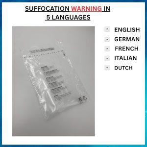 100 Clear Self Seal Clothing Bags w...