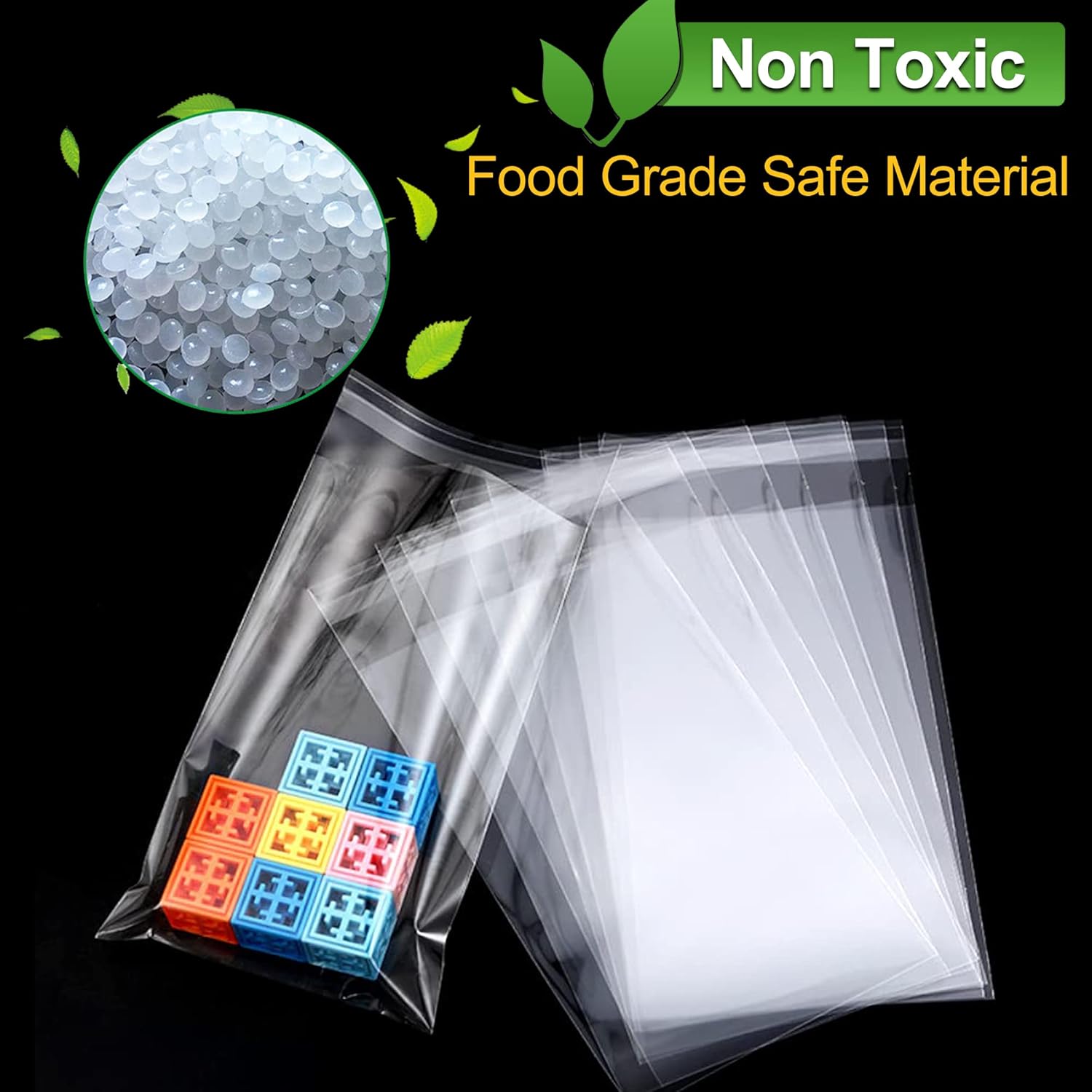 A3 Clear Self-adhesive Cello Bags - 100 Packs, 30.5x42cm Self-sealing Cellophane Display Bags, Food Safe, OPP for Prints, Cookies, Cards, Envelopes, Pictures (12 x 16.5 Inches) - Image 6