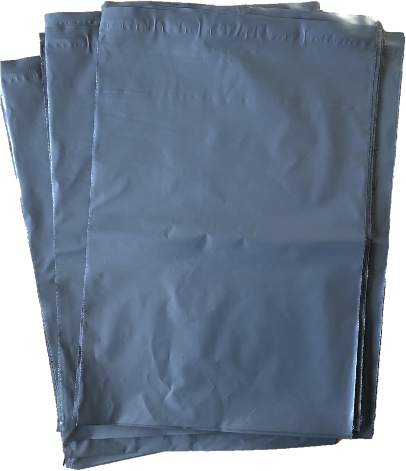 UKPS 10 Grey Colour Plastic Polythene Peel + Seal Mailing Postal Bags Large Size 12 x 16" / 305x405mm Self Seal Packing Packaging Postage Mail Sacks Mailers - Image 3