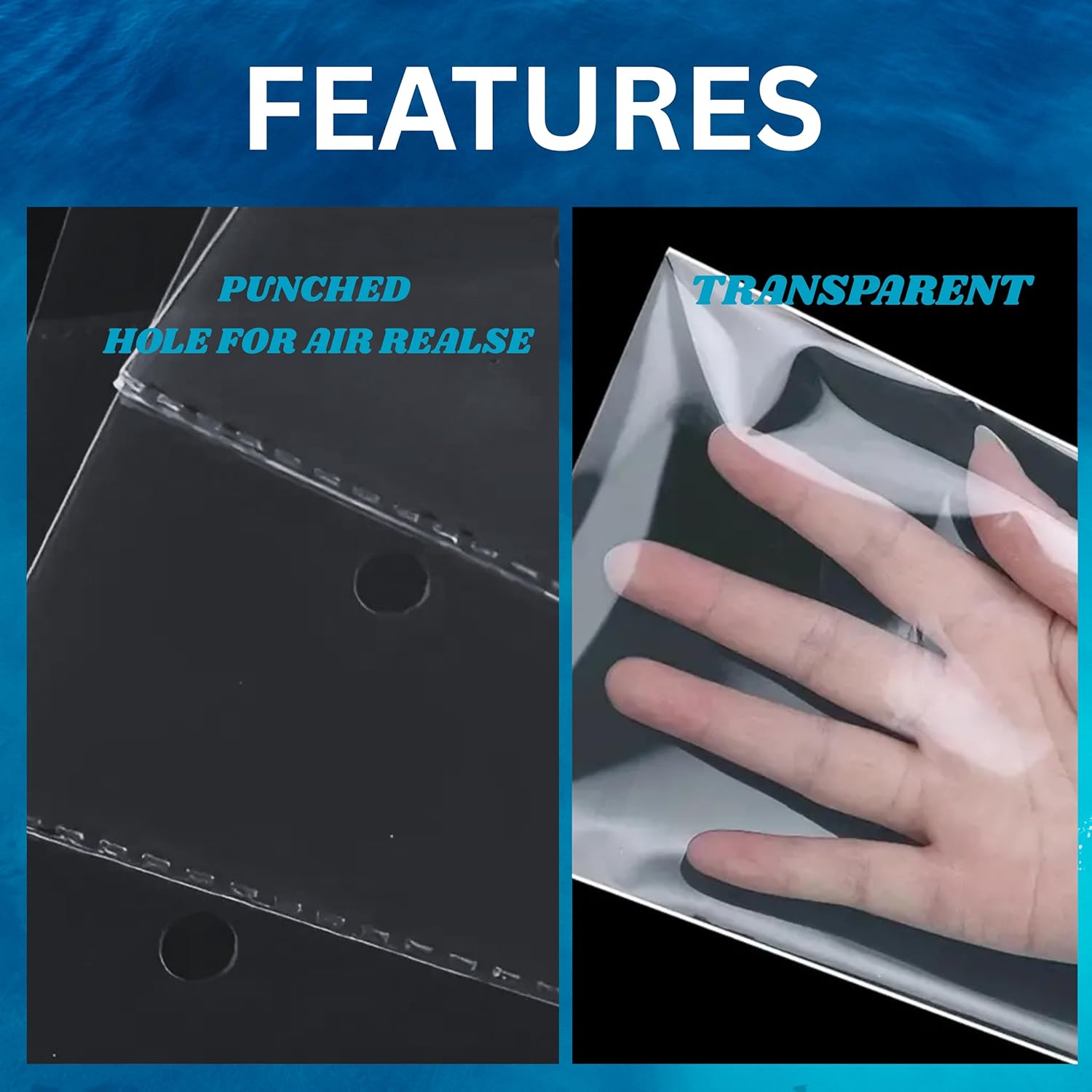 100 Clear Self Seal Clothing Bags with Safety Warning Peel & Seal RESEALABLE Polypropylene Shirt,T-shirt garments clothing Display storage Postal Packing Sacks MAILERS DVIVA Size (9"x12") (229x305mm) - Image 4