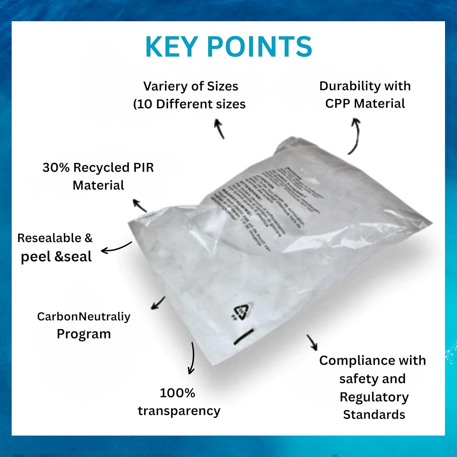 100 Clear Self Seal Clothing Bags with Safety Warning Peel & Seal RESEALABLE Polypropylene Shirt,T-shirt garments clothing Display storage Postal Packing Sacks MAILERS DVIVA Size (9"x12") (229x305mm) - Image 5