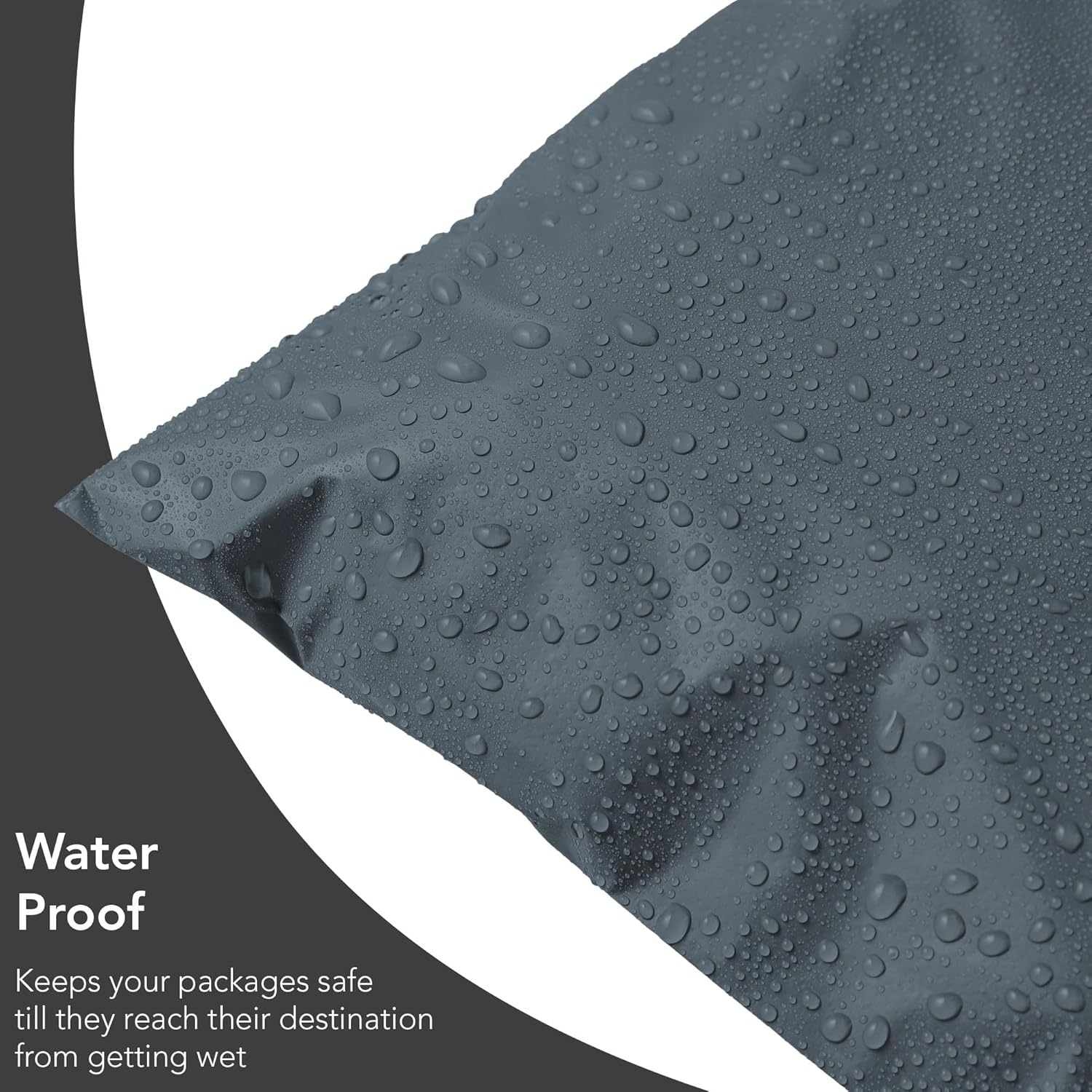 iSOUL 100 Pack Poly Postal Bags - Assorted Mailers in Grey, Self Seal, 6x9 Sizes - Image 4