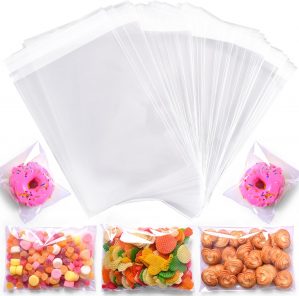 Clear Self-Adhesive Cellophane Bags...
