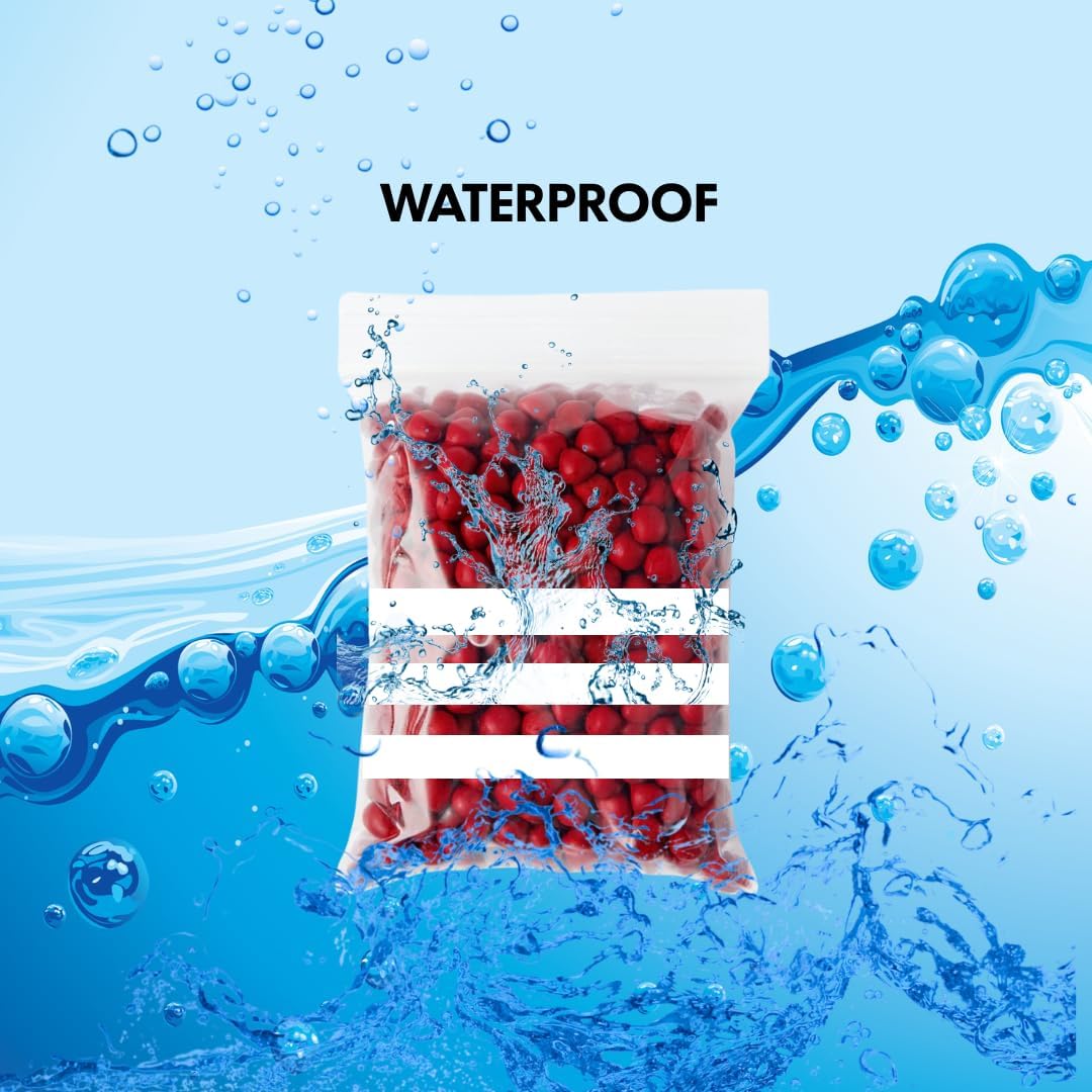 Pack of 100 Bags - 6'' x 9'' Multipurpose Write on Panel/Stripe Grip Seal Zip Lock Reusable Resealable Strong Clear Plastic Polythene Bags (6'' x 9'') - Image 7