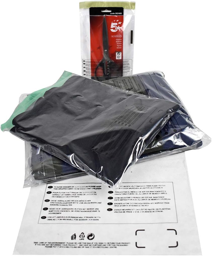 50 x 17"x24" CLEAR Peel & Seal Poly Postal Mailing Bags - 17x24" (425x600mm) - Image 2
