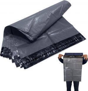 JeeJaan® 10 Grey Mailing Bags 17&#...