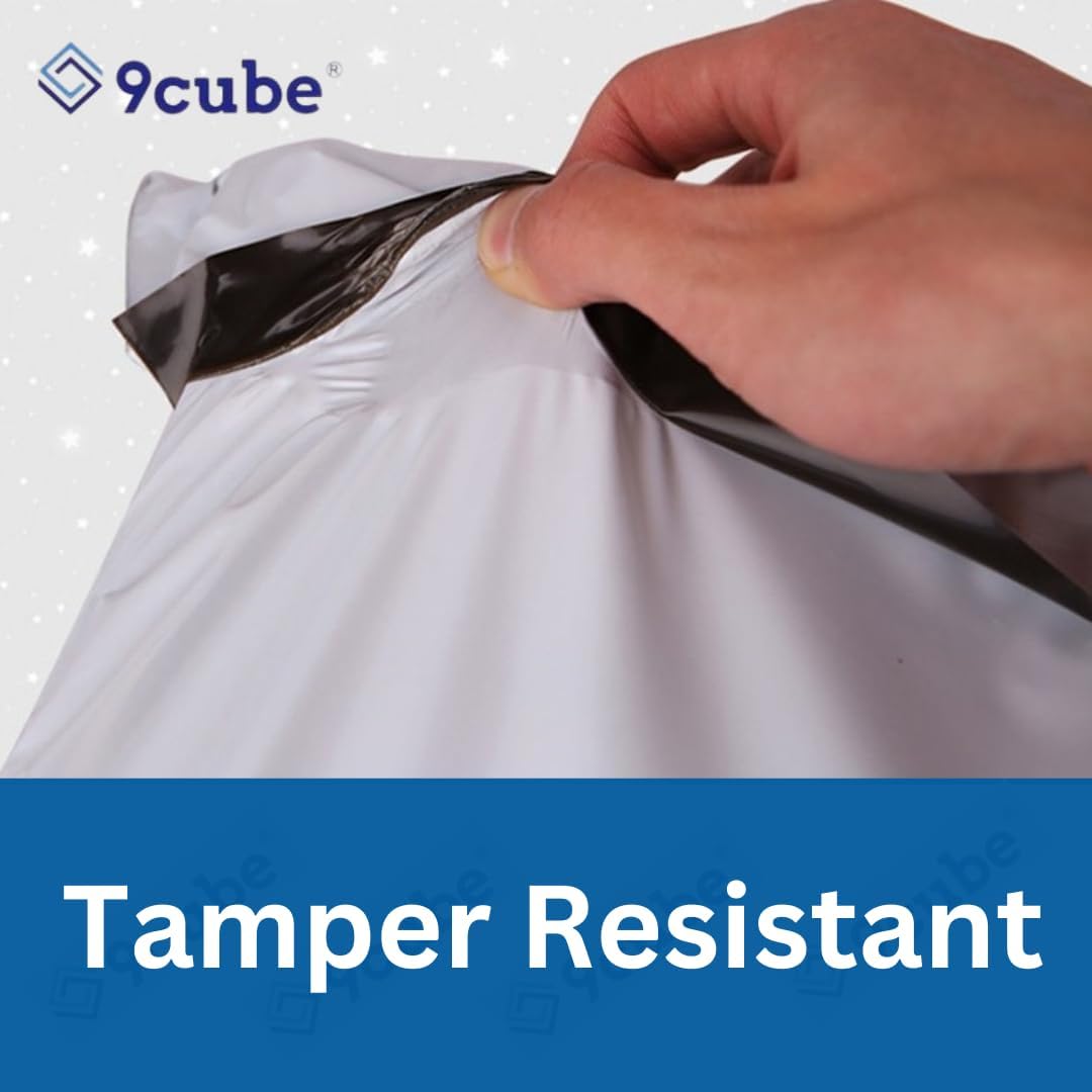 White Postage Bags – 100 Self Seal Mailing Waterproof Poly Mailers | for Packaging & Parcels | Lightweight, Tear-Resistant Postal Bags for Online Orders, Gifts & Office Use – (11" x 17" (28cm x 42cm)) - Image 4