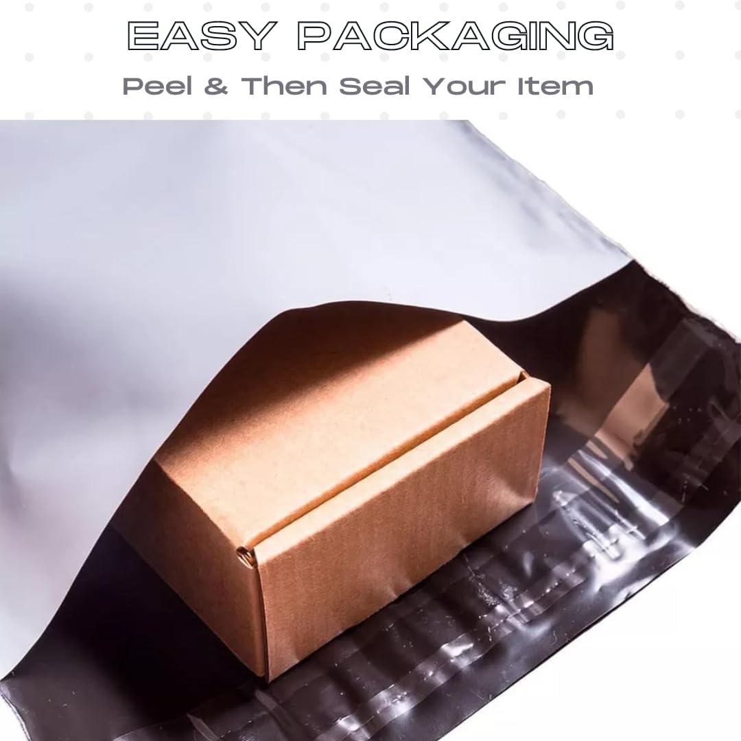 17x24 100 Mailing Bags Self Seal Grey Parcel Bags | Plastic Envelopes Large Mailing Bags, Postage Bags, Shipping Bags | Tear Proof Delivery Bags for Parcels Packing 432mm x 610mm - Image 5