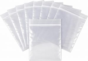 200 Zip Seal Bags Clear Plastic Zip...