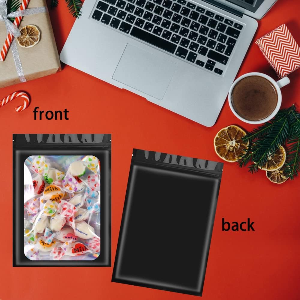 7x10cm 100 Grip Foil Ziplock Bags, Small Clear Plastic Bags, Resealable Storage Pouches, Poly Zip Lock Bags, Perfect for Kitchen Storage, Jewellery, Diamond Painting, Small Cookies and Sweets - Image 2