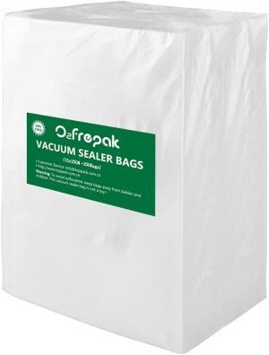 O2frepak 200 Count 15X25cm Textured...