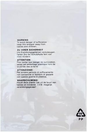 100 x Clear Self Seal Cellophane Ba...