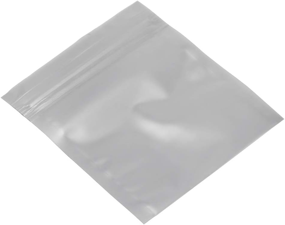 Zunate 100Pcs Antistatic Resealable Bag, Anti Static Bags Zip Lock Resealable Pouch for Hard Drive SSD HDD(8 * 9cm) - Image 4