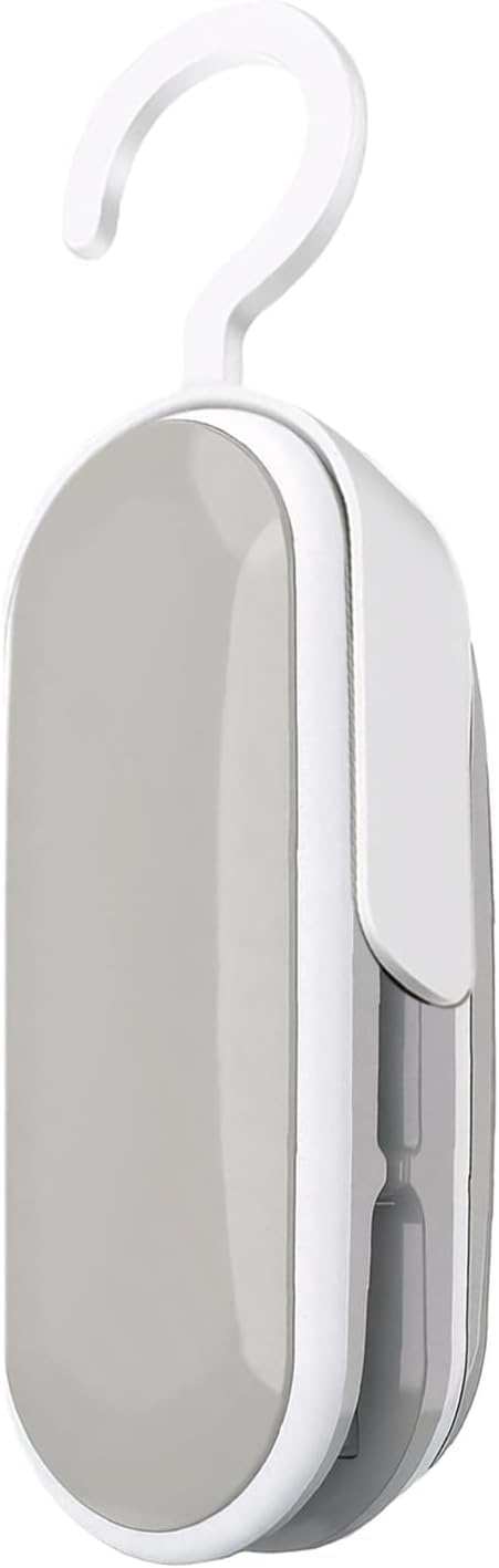 Mini Bag Sealer, Handheld Heat Sealer with Hook, 2 in 1 Heat Sealer and Cutter, Portable Chip Bag Sealing Machine for Snack Preservation and Food Storage - Battery Not Included - Image 2