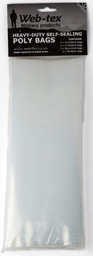 12-Pack Heavy Duty Resealable Poly ...