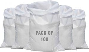 100x Large Woven Sacks Polypropylen...