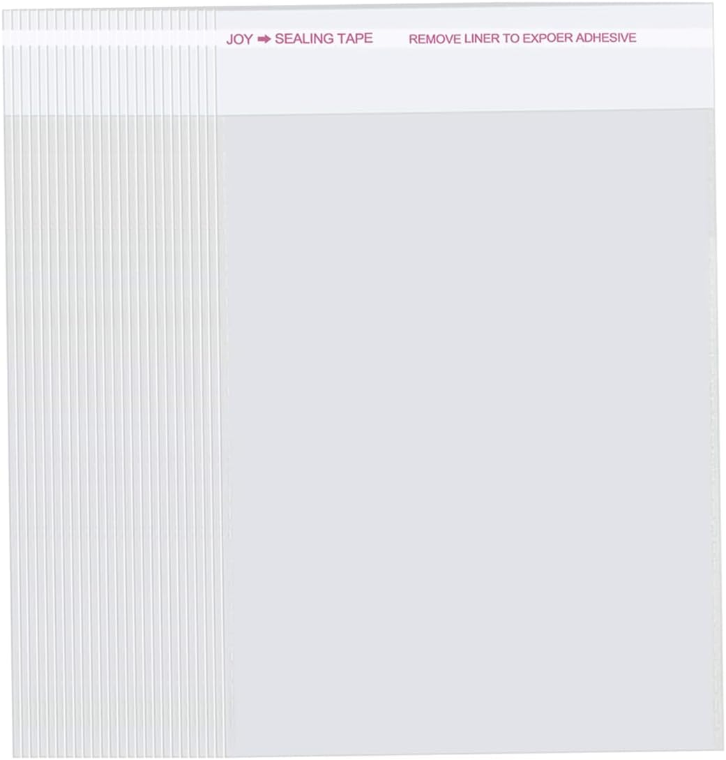 200-Pack Cellophane Bags Self Seal Small Clear Plastic Bags with Adhesive Strip for Cookies Sweets Candy Gifts Jewellery Crafts Resealable & Multipurpose OPP Bag (10 * 15cm) - Image 2