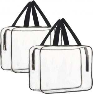 2 Packs Large Toy Storage Bags PVC ...