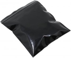 Black Resealable Plastic Bags 5.12m...