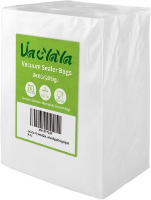VacYaYa 200 Bags 20x30cm Vacuum Foo...