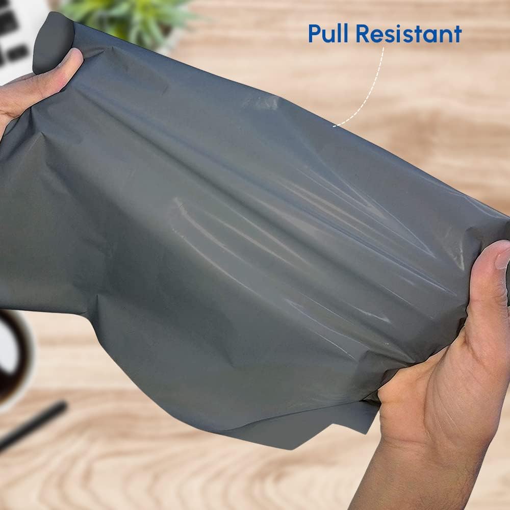 1ABOVE 50PK Grey Mailing Poly Postal Self Seal Bags Postage Packaging Assorted Mailers Posting Shipping Post Parcels Package Bags (9X12) - Image 5