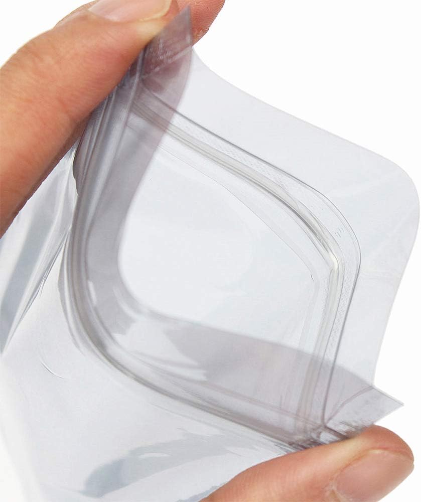 TopHomer 100Pcs Semi-Transparent Resealable Anti Static Bags, Mixed Sizes ESD Anti-Static Shielding Zip Lock Grip Seal Bags for Storing for Electronic and Computer Components - Image 3