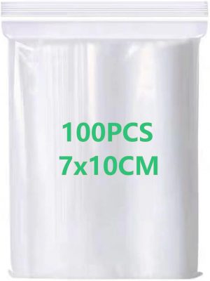100 Grip Seal Bags Strong Resealabl...