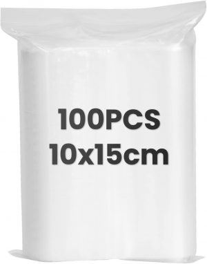 100 Grip Seal Resealable Zip Bags, ...