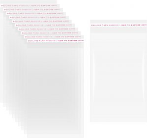 sourcing map 100pcs Self Sealing Ce...