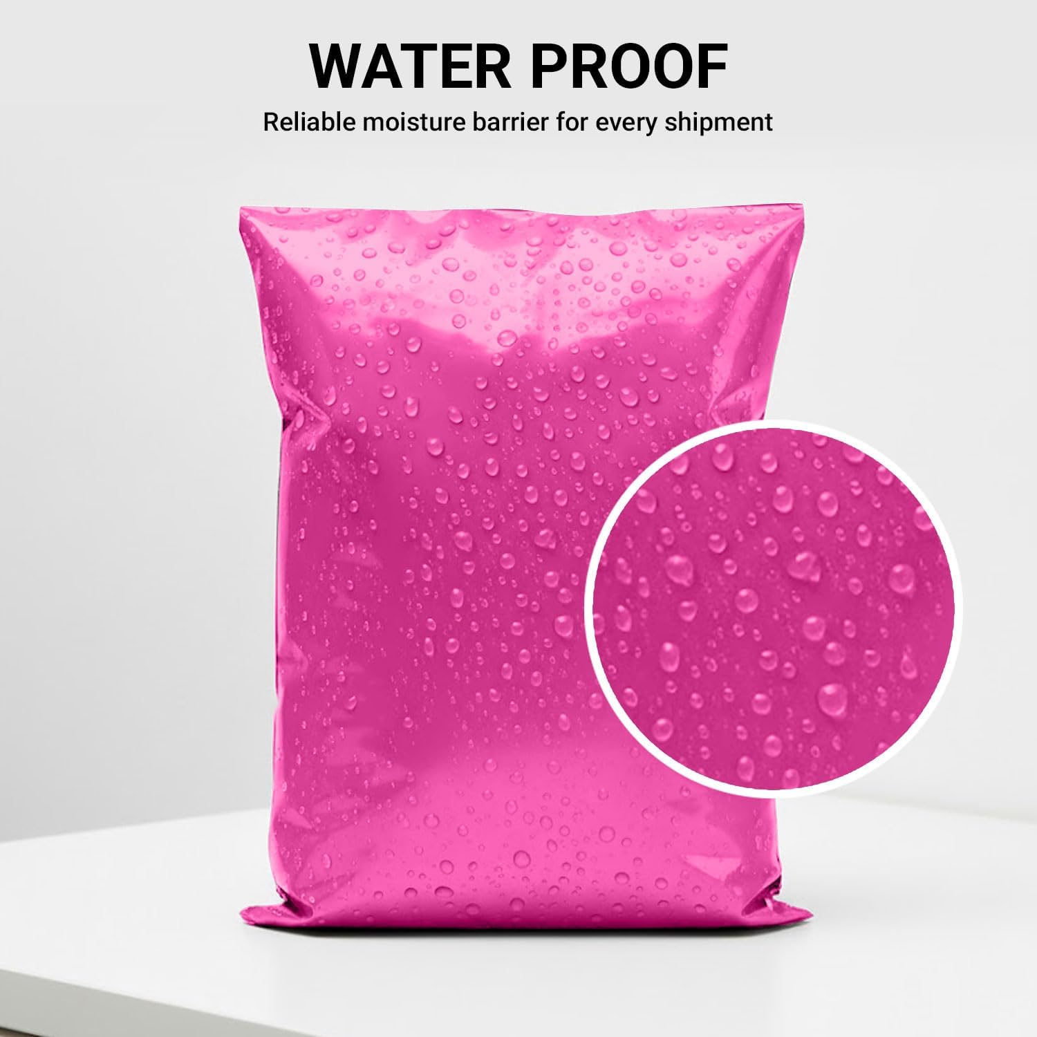 65 Mixed Parcel Bags Hot Pink, Mailer Bags Tamper-Proof Strong Postal Packaging Bags for Shipping, Mailing & Delivery, 4 Sizes Small to Large Bags, 15 Each - Image 5