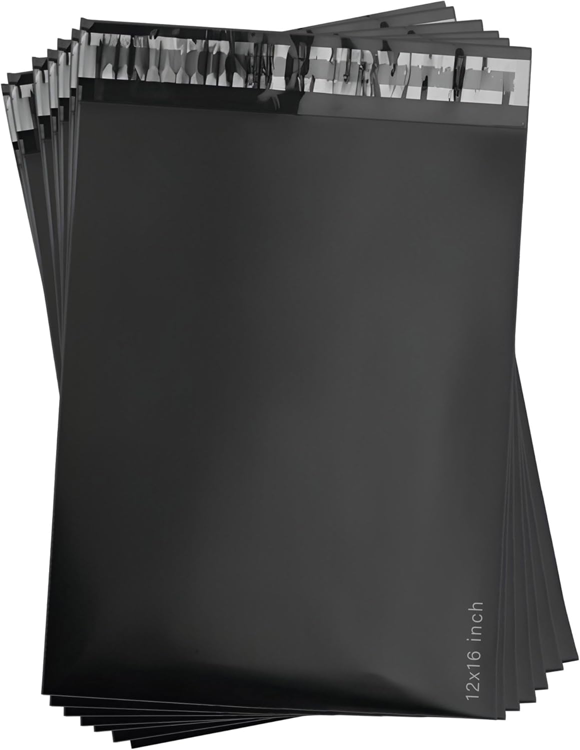 Postage Bags for Clothes - Pack of 30 - Black -12x16 inch Parcel Mailers for Posting Clothes - Self Seal Postal and Packaging PolyBags - Tear Resistant Mailing and Shipping Bags
