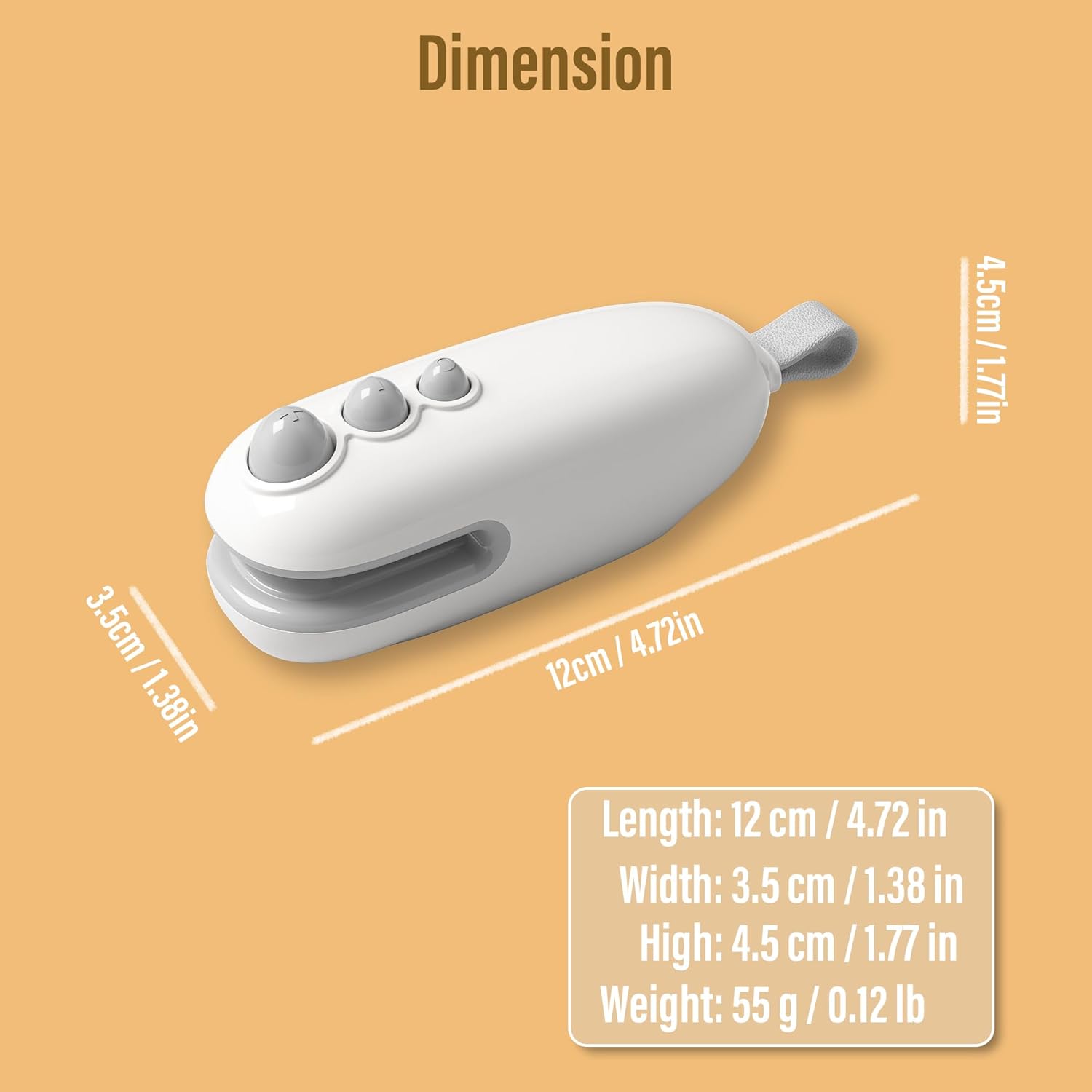 Mini Bag Sealer, Heat Sealer with Cutter, Rechargeable Bag Sealer, Handheld Heat Sealer Machine with Magnetic, Portable Bag Sealer Heat Seal for Keep Food Fresh and Snacks Crispy. Blue - Image 7