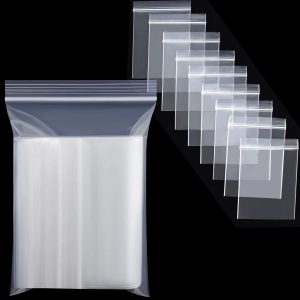 50pcs Grip Seal Bags,Small Clear Pl...