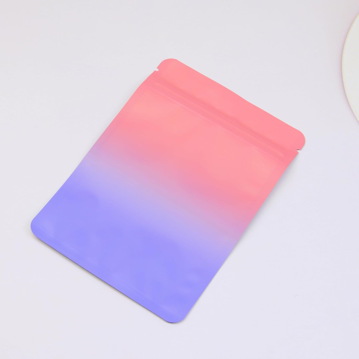 100Pcs Mylar Bags,Resealable Bag Small Foil Ziplock Bags,Cali Packs,Mylar Bags 3.5 Grip Seal Packaging Baggies for Food,Jewelry, Electronics (Red-Purple, 9x12cm - 100pcs) - Image 5