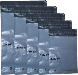 125 Mixed Grey Postage Bags –...