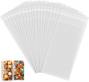 Cellophane Bags 300 Pcs, 7 x15 cm C...