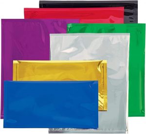 Metalic Coloured Foil Gift Bags 5 M...