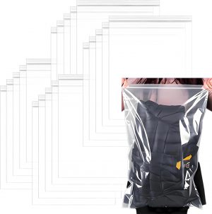 20 PCS Large Ziplock Bags for Cloth...
