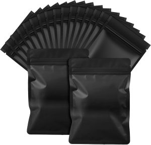 120 Pcs Mylar Bags 7×10 cm Sme...