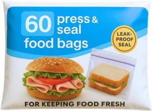 Sandwich Bags 1 Pack Of 60 Press An...