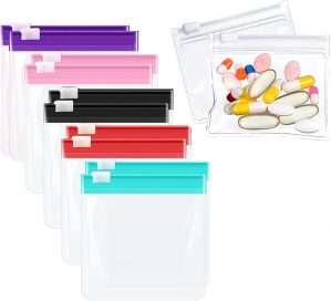 Reusable Pill Pouch Bags, 12 Pack M...