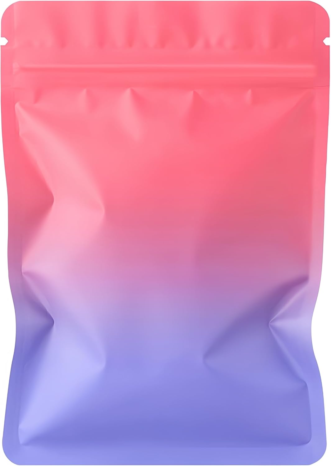 100Pcs Mylar Bags,Resealable Bag Small Foil Ziplock Bags,Cali Packs,Mylar Bags 3.5 Grip Seal Packaging Baggies for Food,Jewelry, Electronics (Red-Purple, 9x12cm - 100pcs)