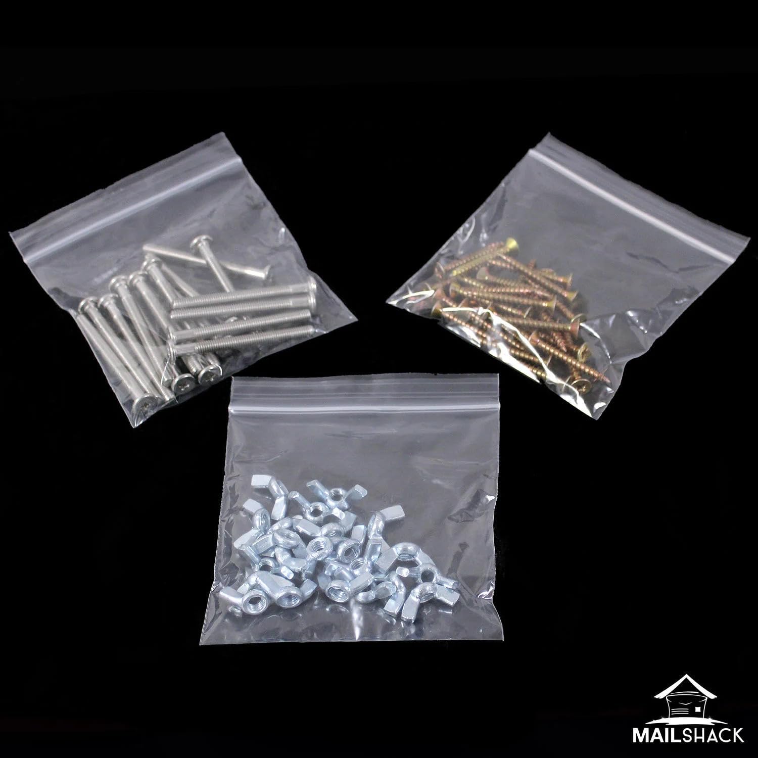 RFE Grip Seal Bags *CHOOSE YOUR SIZE AND QUANTITY* | Strong Resealable Zip Lock | Clear Plastic | Freezer Bags | Food Storage & Jewellery (200, 4.5" x 4.5" - 114mm x 114mm) - Image 4