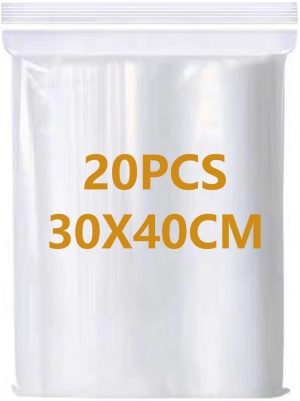 30x40cm 20 Large Plastic Bags ̵...