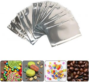 100PCS Smell Proof Mylar Aluminium ...