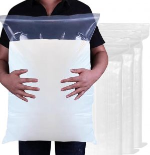 Pack of 10 Space-Saving Plastic Zip...