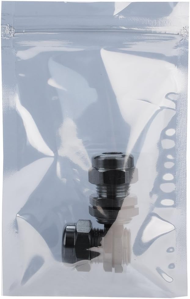 sourcing map 100Pcs 3.2"x4.7"/80x120mm Anti-Static Zip Lock Shielding Bag for HDD And Electronic Device - Image 4