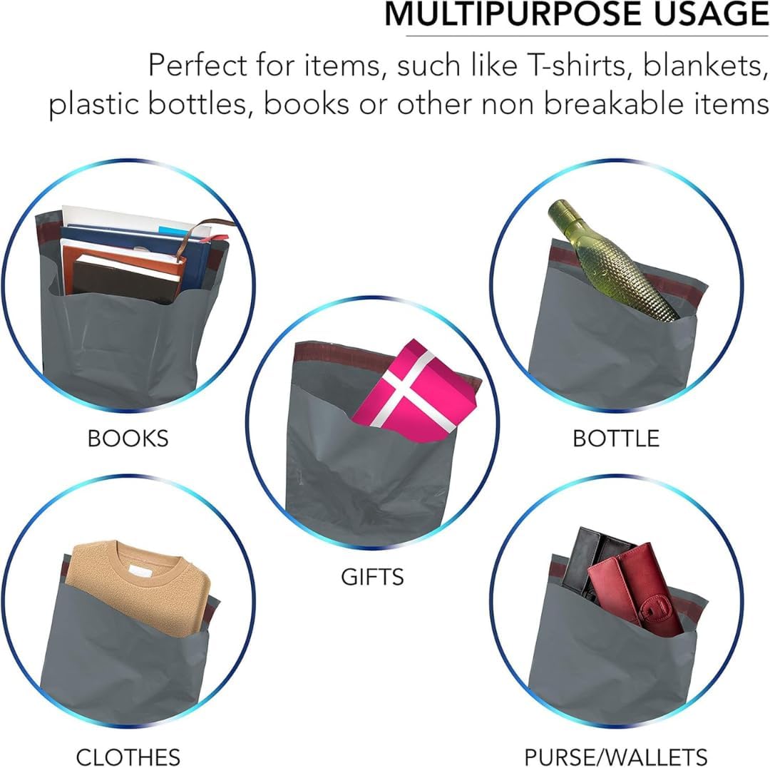 24x36 50 Mailing Bags Self Seal Grey Parcel Bags | Extra Large Mailing Bags, Postage Bags, Shipping Bags | Strong Tear Proof Delivery Bags for Parcels Packing - Image 7